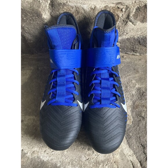 Nike Alpha Menace Pro 2 Mid Football Cleats Mens Size 10 Royal Blue BV3945-400 - Picture 3 of 7